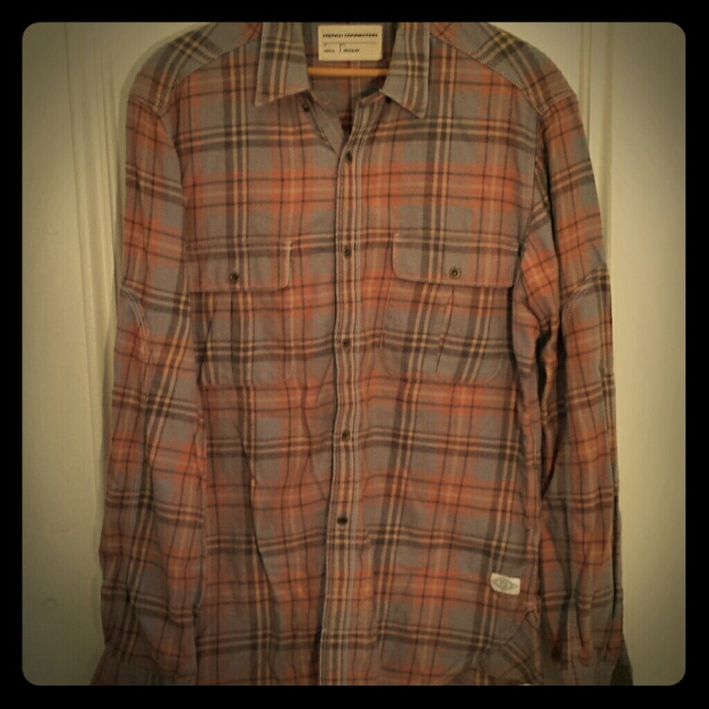 French Connection Flannel Men's Size M